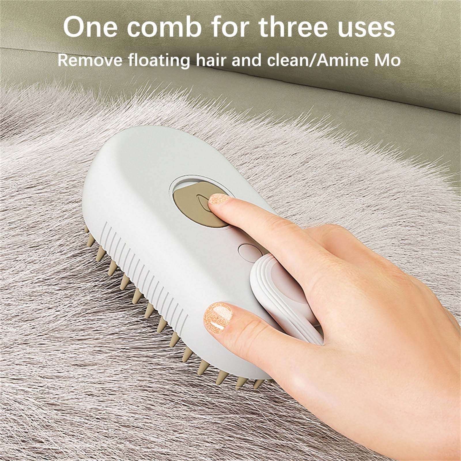 Steam Brush for Shedding, Water Dog Brush, Steamy Pet Brush for Dogs Cats, Pet Spray Hair Removal Comb, Misting Misty Cat Brush, Steaming Cat Brush for Grooming